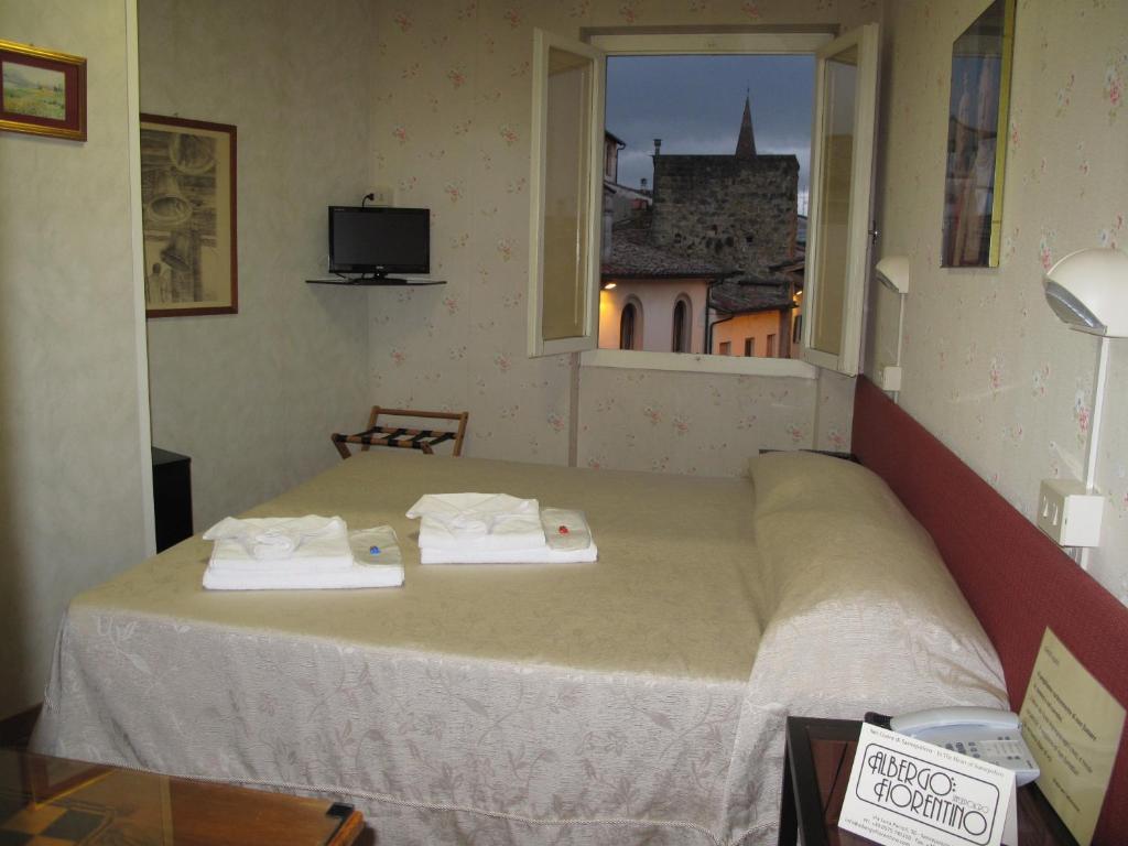 Albergo Fiorentino Sansepolcro Bagian luar foto